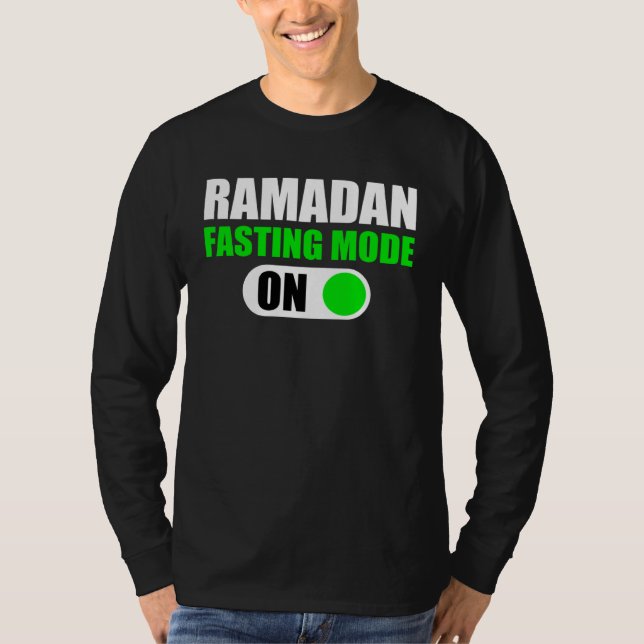 Camiseta Fasting Mode On Ramadan Kareem Ramadan Mubarak Mon (Anverso)