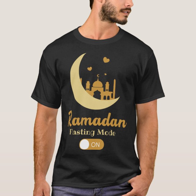 Camiseta Fasting Mode Ramadan On Cool Islamic fasting for k (Anverso)