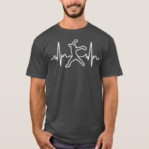 Camiseta Fastpitch Softball EKG Softball Pitchbeat latido