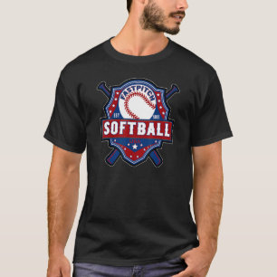 Camiseta Fastpitch Softball Est 1887 Usa