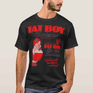 Camiseta Fat Boy Barbacoa Retro BBQ Restaurant San Francisc