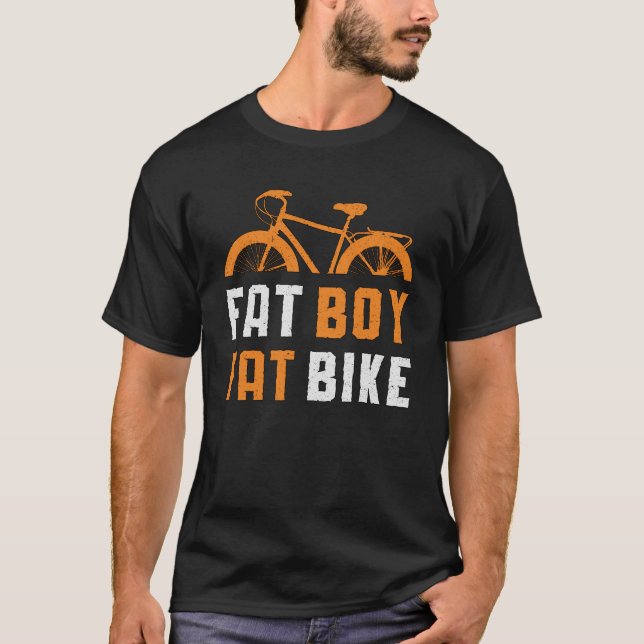 Camiseta Fat Boy Fat Bike Biker MTB Ciclismo Bicicleta Fatb (Anverso)