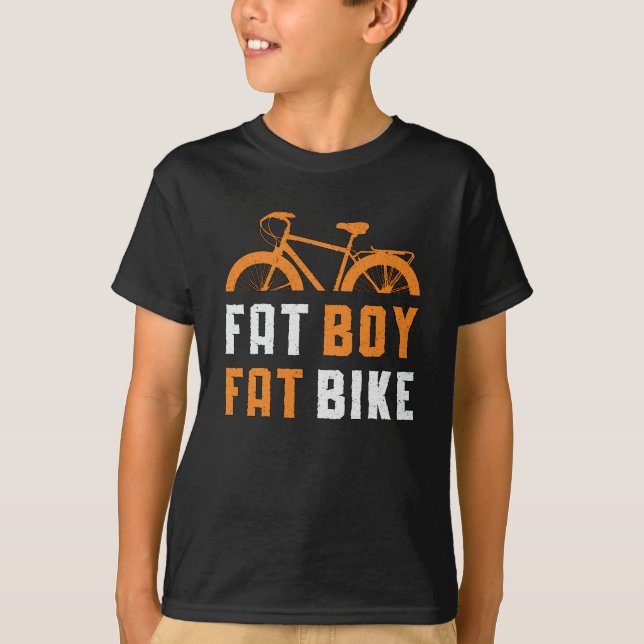 Camiseta Fat Boy Fat Bike Biker MTB Ciclismo Bicicleta Fatb (Anverso)