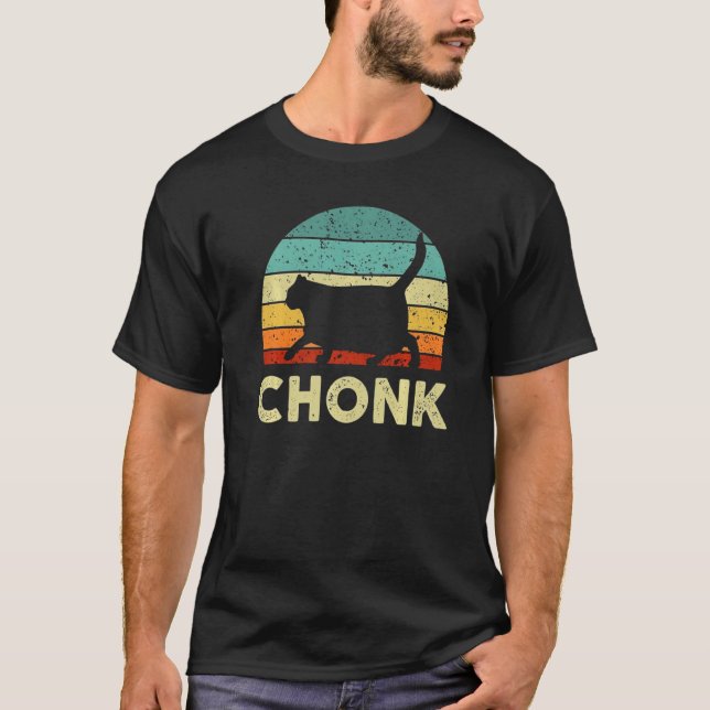 Camiseta Fat Cat Chonk Meme Parody Random (Anverso)
