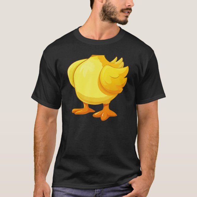 Camiseta fat cute yellow duck body costume halloween cospla (Anverso)