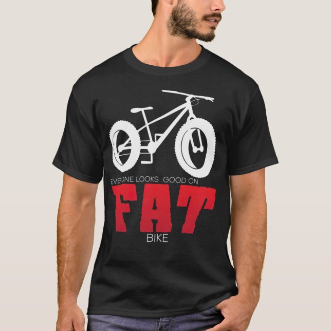Camiseta Fat Fat biker Brain (Anverso)