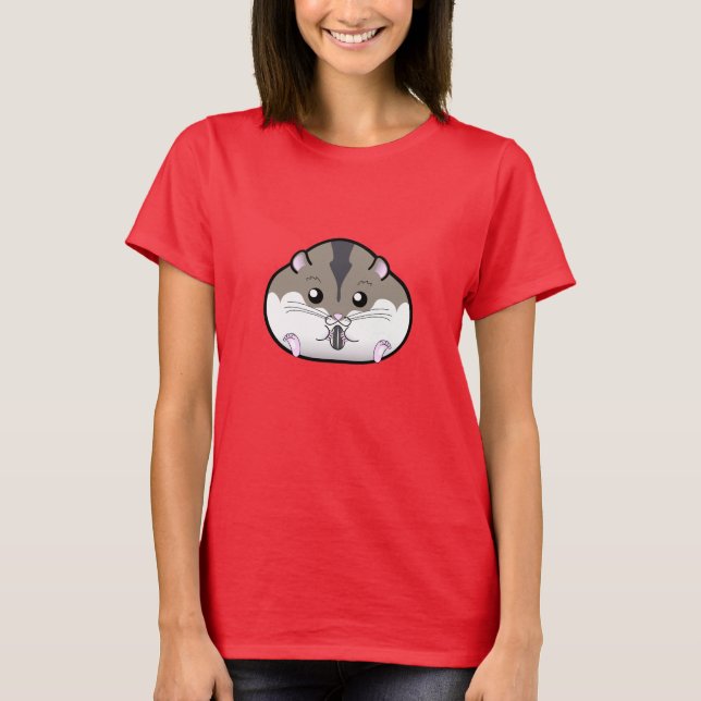 Camiseta Fat Russian Dwarm Hamster (Anverso)