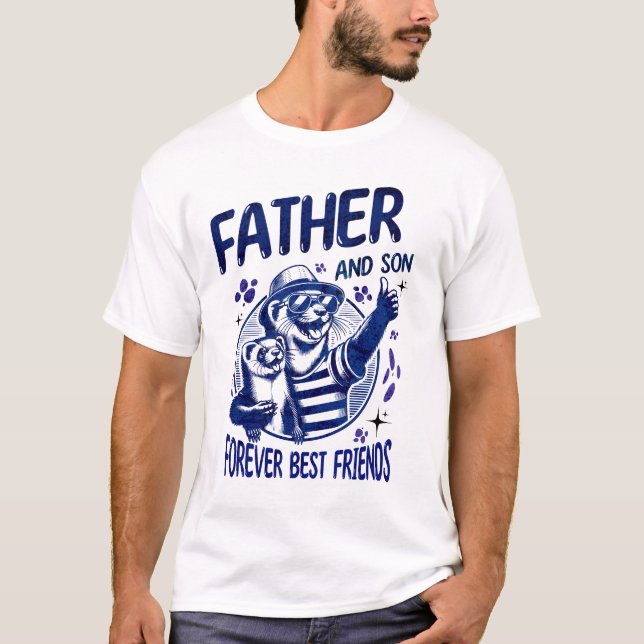 Camiseta Father and Son Best Friends  (Anverso)