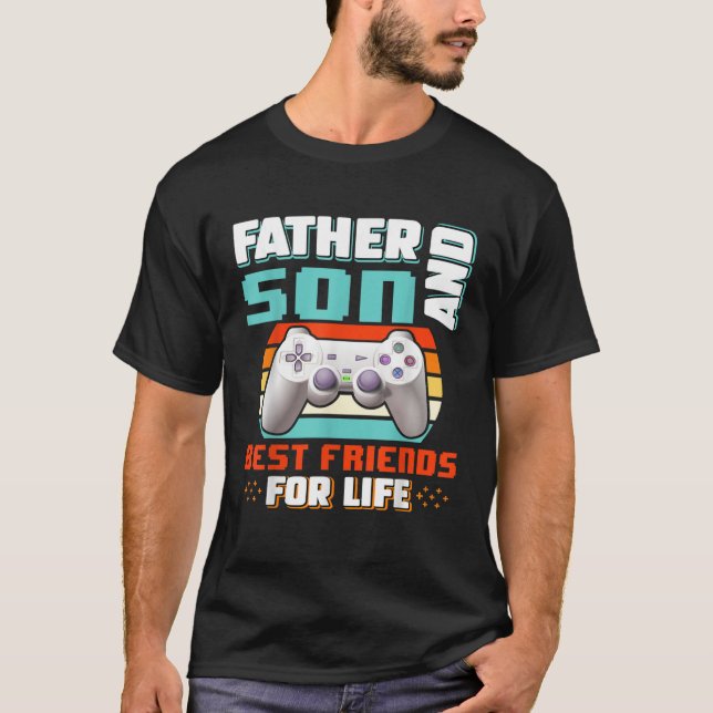 Camiseta Father And Son Best Friends For Life Father s Day  (Anverso)