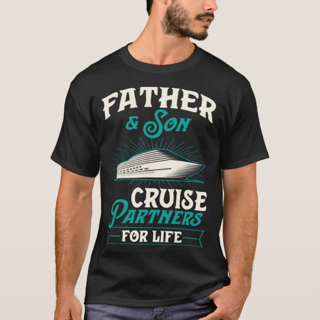 Camiseta Father And Son Cruise Partners For Life Cruise Tri (Anverso)