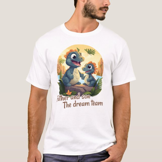 Camiseta Father and son, the dream team (Anverso)