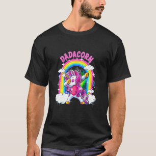 Camiseta Father Day Dad Daddy Dadacorn Dabbing Unicorn Cute