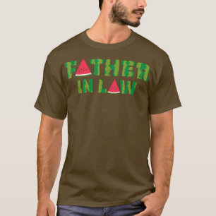 Camiseta Father in Law Watermelon Funny Summer Fruit Father