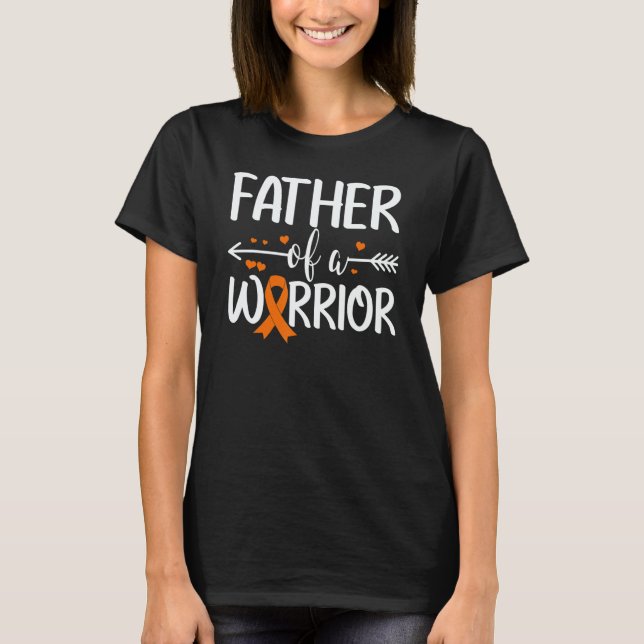 Camiseta Father Of A Leukemia Warrior Matching Family (Anverso)