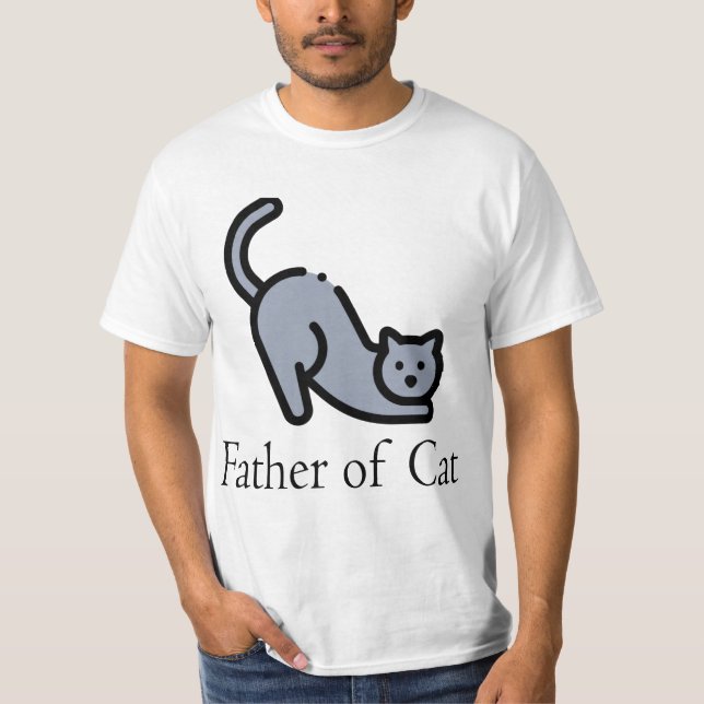 Camiseta Father of cat (Anverso)