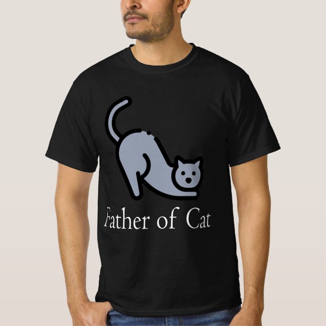 Camiseta Father of cat (Anverso)