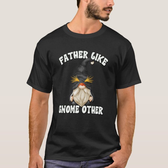 Camiseta Father Quote For Men And Gnome Cute Penguin Dad (Anverso)