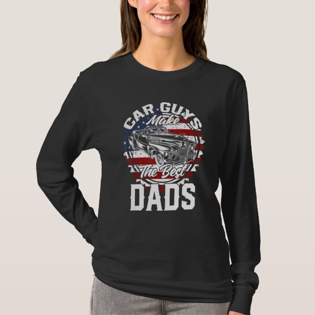 Camiseta Father s Day vintage car convertible classic (Anverso)