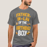 Camiseta FatherInLaw of the Birthday Boy Construction Worke<br><div class="desc">FatherInLaw of the Birthday Boy Construction Worker Bday  .</div>