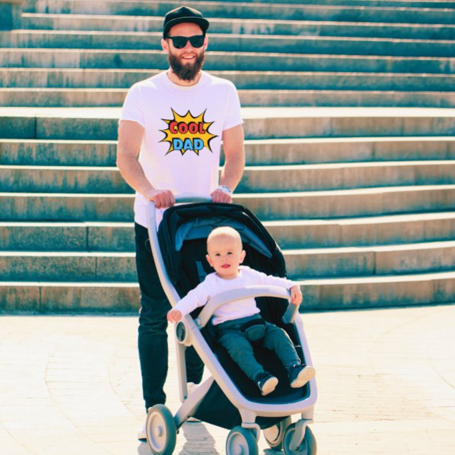 Camiseta Fathers Day Comic Book Style Guay Dad Mens (Subido por el creador)
