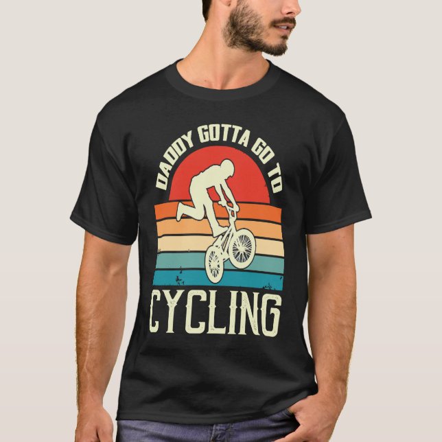 Camiseta Father's Day  Cycling and Biking Dad (Anverso)