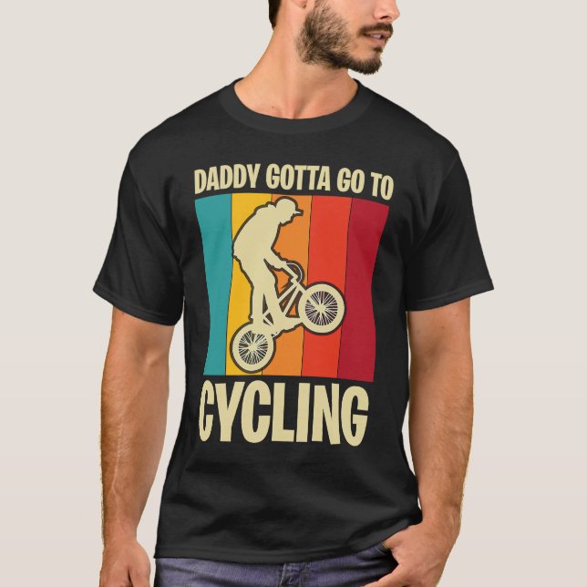 Camiseta Father's Day  Cycling and Biking Dad 3 (Anverso)