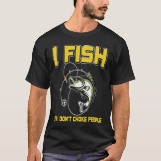Camiseta Father's Day Fishing Fisherman I Fish Rod 1