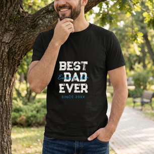 Camiseta Father's Day Gift T-Shirt Best Dad Ever Gift
