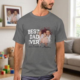 Camiseta Father's Day Gift T-Shirt, Best Dad Ever Tee