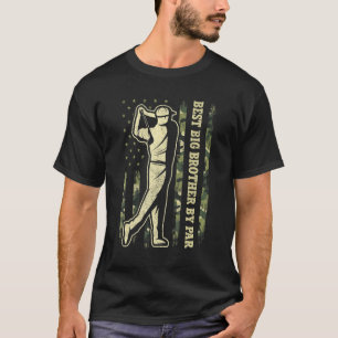 Camiseta Fathers Day Golf Best Big Brother By Par Camo USA