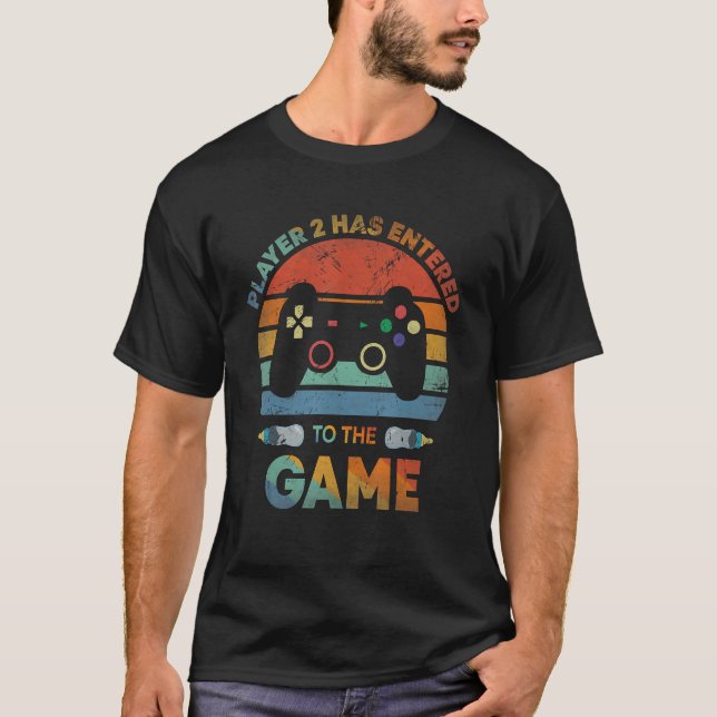 Camiseta Fathers Day Leveled Up to Daddy Dad & Son Matching (Anverso)