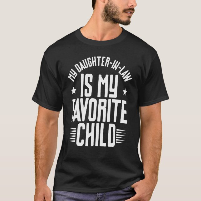 Camiseta Fathers Day My Daughter In Law Is My Favorite Chil (Anverso)