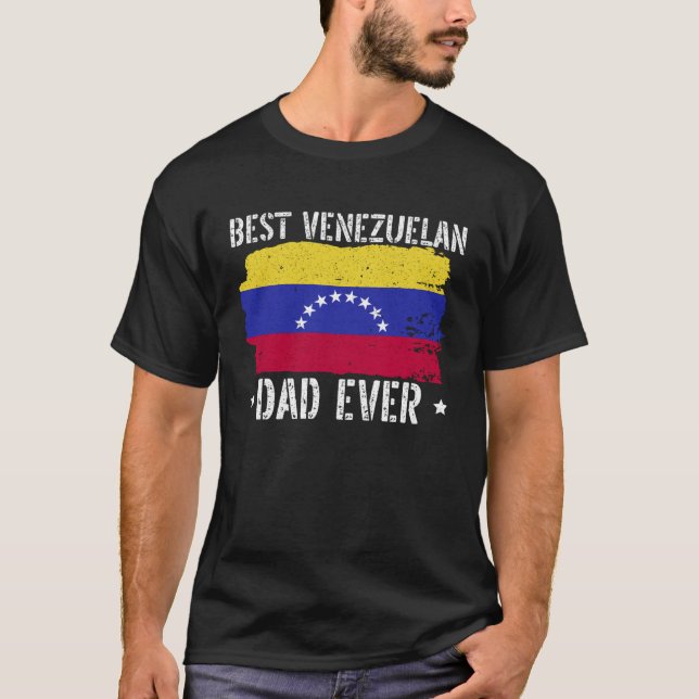 Camiseta Fathers Day Papa Best Dad Ever Fatherhood Daddy  1 (Anverso)