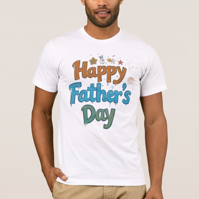 Camiseta "Father's Day T-Shirt – World's Best Dad | Unique  (Anverso)
