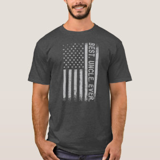 Camiseta Father's Say Best Uncle Ever With US American