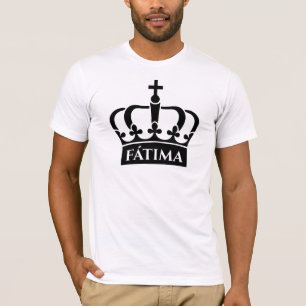Camiseta Fátima - Símbolo de la corona Diseño de fe Minimal