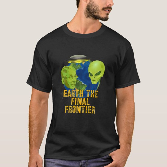 Camiseta Fauci Alien UFO UFO Espacio Ultraterrestre Curiosa (Anverso)