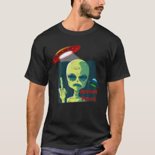 Camiseta Fauci Alien UFO UFO Espacio Ultraterrestre Curiosa