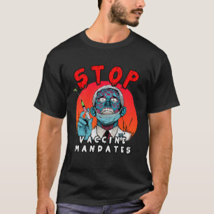 Camiseta Fauci Parar Vacuna Mandar Detener Fauci Mi Cuerpo