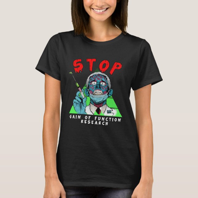 Camiseta Fauci Stop Vaccine Mandate Arrest Fauci My Body Va (Anverso)