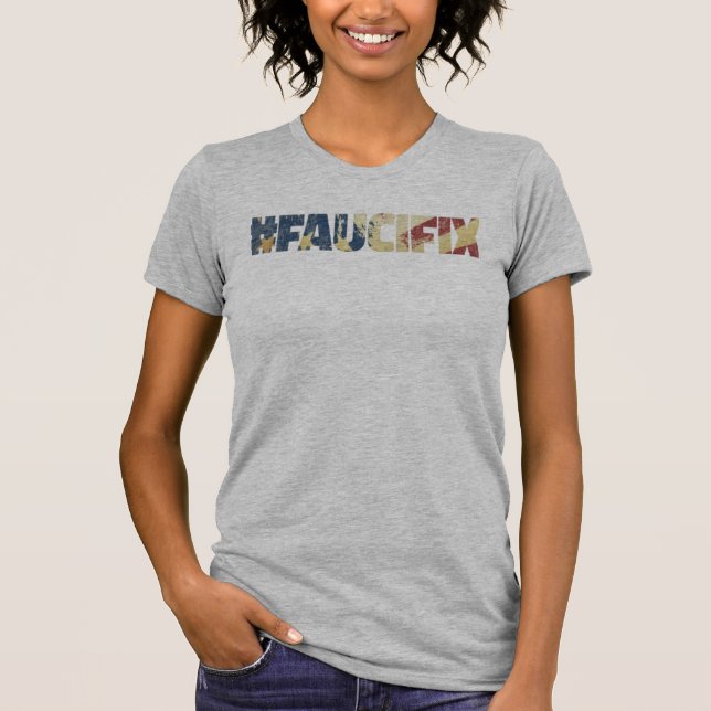 Camiseta #FAUCIFIX Tee blando femenino (Anverso)