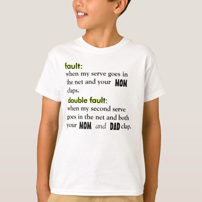 Camiseta FAULT by Lake Tennis (Anverso)