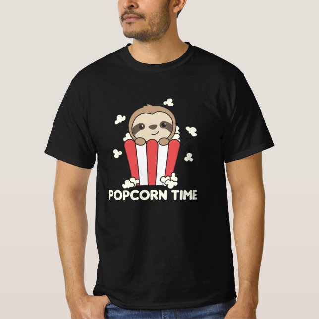 Camiseta Fault Popcorn Time Funny Animals In Essen (Anverso)