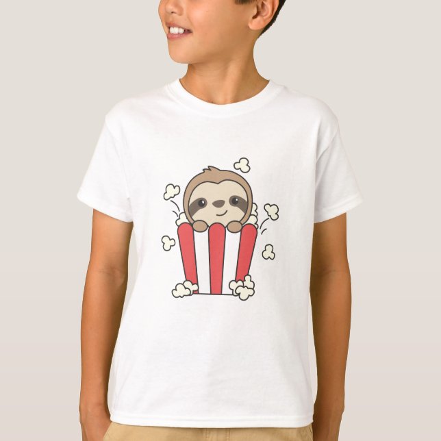 Camiseta Fault Popcorn Time Funny Animals In Essen (Anverso)