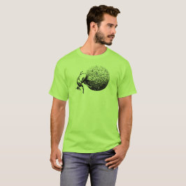 Camiseta Fauna africana de la bola el | del estiércol del
