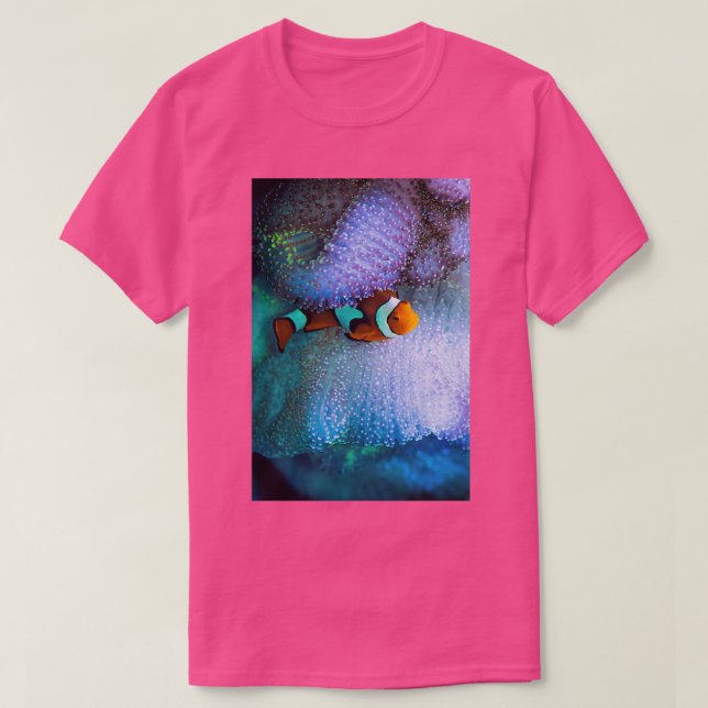 Camiseta Fauna colorida de la fauna oceánica (Diseño del anverso)