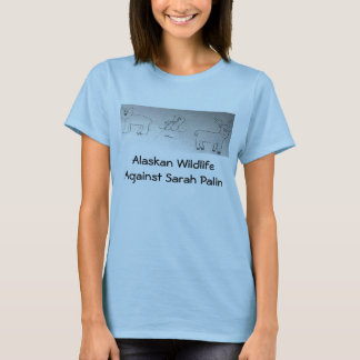 Camiseta Fauna de Alaska contra Sarah Palin