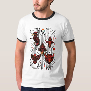 Camiseta Fauna de Circuitos Rojos