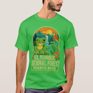 Camiseta Fauna del Bosque Nacional El Yunque Puerto Rico gi