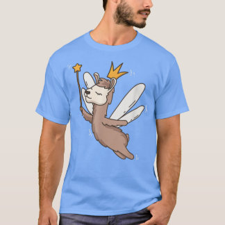 Camiseta Fauna Llama Salvaje Vida Mística Llama Fairy L